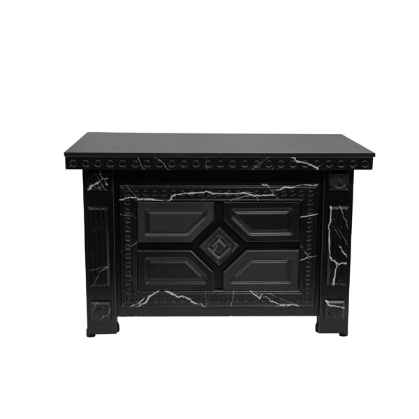 میز کارشناسی مدل غزال 140 دو کشو طرح سنگ